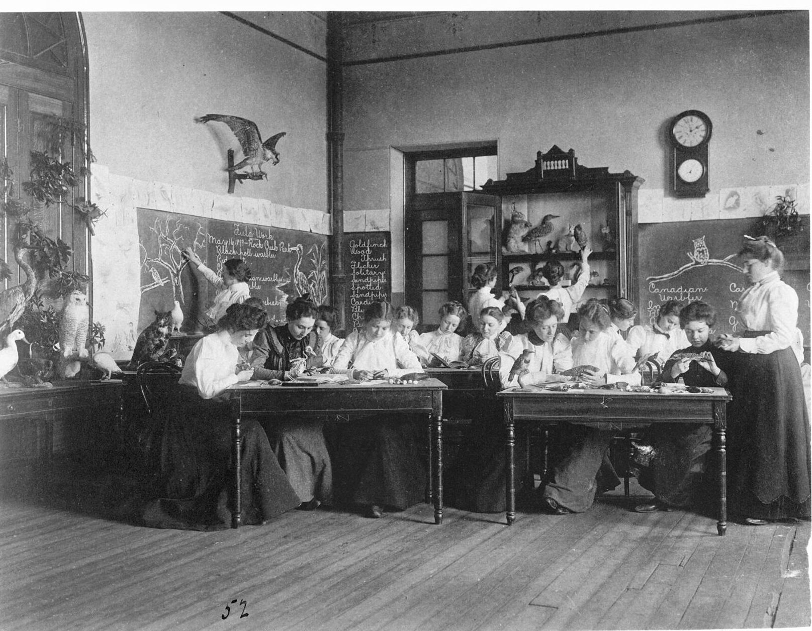 Future teachers at the Washington Normal School, 1899.