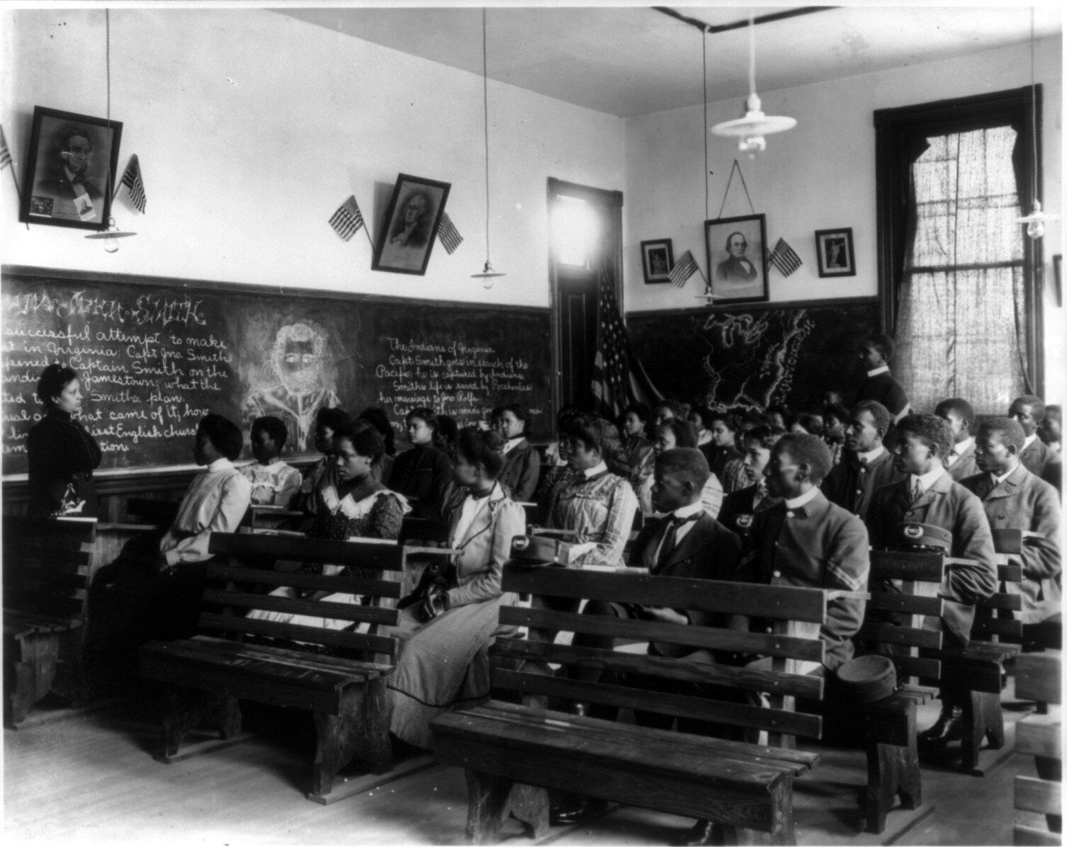 History class, Tuskegee Institute, 1902